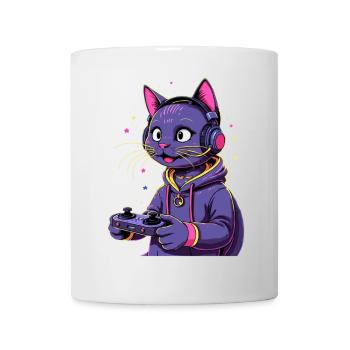 CHAT DE JEU - Mug blanc - blanc - Devant