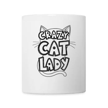 Crazy Cat Lady funny Cats Sayings - Mug - white - Front