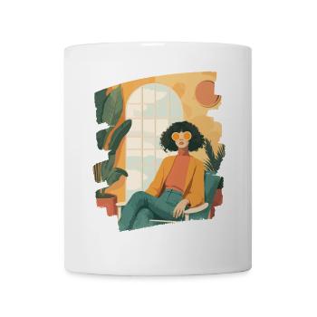 Relax Meditation Selfcare Me-Time - Tasse - Weiß - Vorne