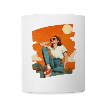 Relax Meditation Selfcare Me-Time - Tasse - Weiß - Vorne
