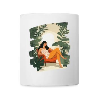 Relax Meditation Selfcare Me-Time - Tasse - Weiß - Vorne