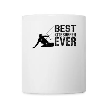 Kiteboarding Kitesurfer Kitesurfing - Best - Tasse - Weiß - Vorne