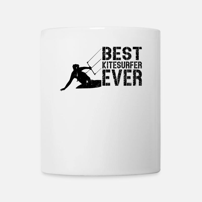 Kiteboarding Kitesurfer Kitesurfing - Best - Tasse - Weiß