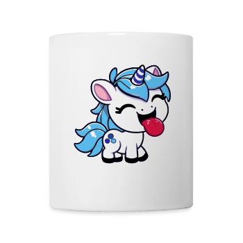 Licorne coquine - Mug blanc - blanc - Devant