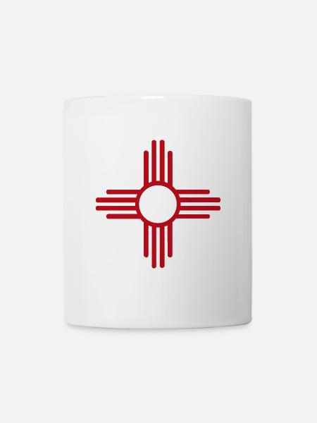 Zia-Symbol - Tasse - Weiß