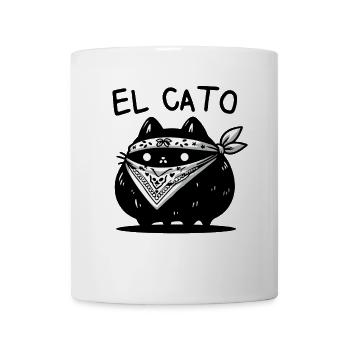 El Cato Bandana-Katze – Niedlich kriminell charm - Tasse - Weiß - Vorne