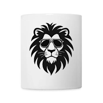 Logo des lunettes de soleil Cool Lion - Mug blanc - blanc - Devant
