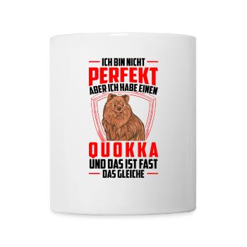 Quokka nicht perfekt Beuteltier Quokka - Tasse - Weiß - Vorne