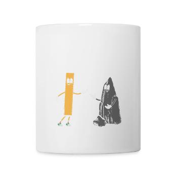 Vous rockez, vous régnez ! Musique stimulante - Mug blanc - blanc - Devant
