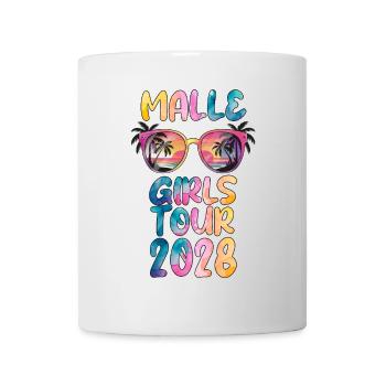 Malle Girls Tour 2028 - Tasse - Weiß - Vorne