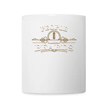 People with beards! Funny Hairdresser Beard Quote - Mug - white - Front