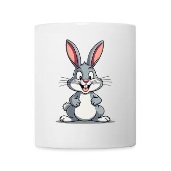 Drôle Lapin de Pâques Lapin mignon Pâques - Mug blanc - blanc - Devant