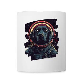 Labrador Astronaut - Tasse - Weiß - Vorne