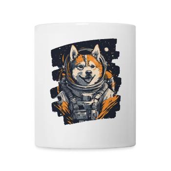 Husky Astronaut - Tasse - Weiß - Vorne