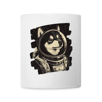 Husky Astronaut - Tasse - Weiß - Vorne