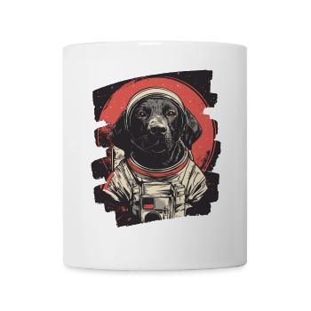 Labrador Astronaut - Tasse - Weiß - Vorne