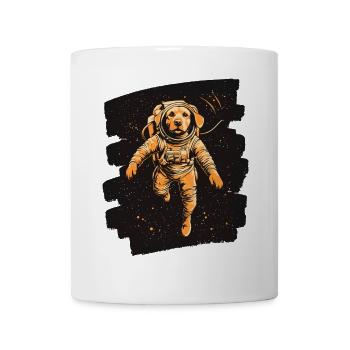 Labrador Astronaut - Tasse - Weiß - Vorne