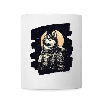 Husky Astronaut - Tasse - Weiß - Vorne