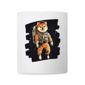 Shiba Inu Astronaut - Tasse - Weiß - Vorne
