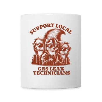 skunk Lovers - Support Local gas leak technicians - Mug - white - Front