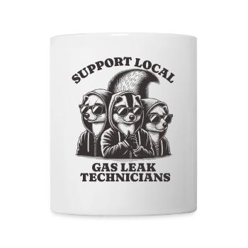 skunk Lovers - Support Local gas leak technicians - Mug - white - Front