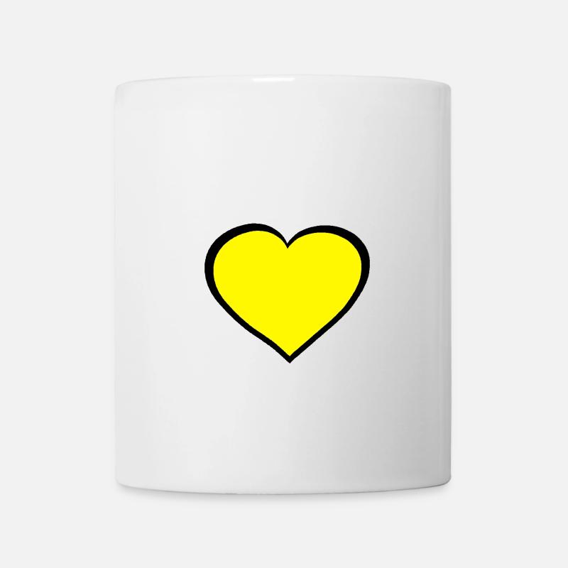 Herz Herzen Freundschaft - Tasse - Weiß
