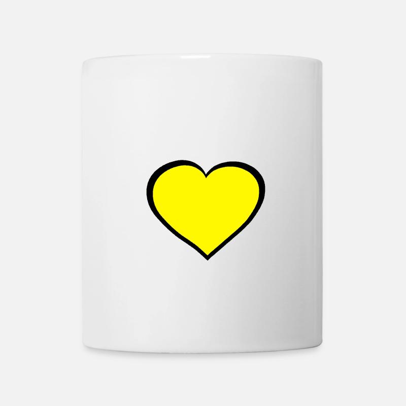 Herz Herzen Freundschaft - Tasse - Weiß