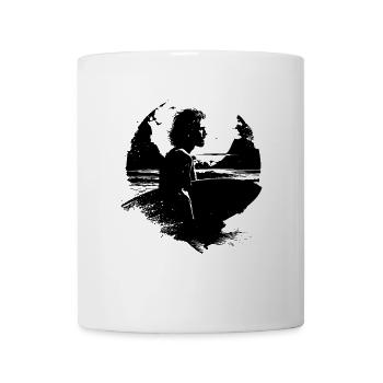 Surfer Drawing - Mug - white - Front