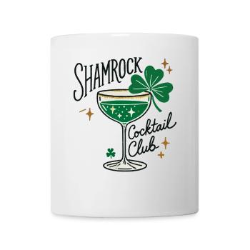 Shamrock Cocktail Club pour la Saint-Patrick - Mug blanc - blanc - Devant
