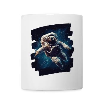 Faultier Astronaut - Tasse - Weiß - Vorne
