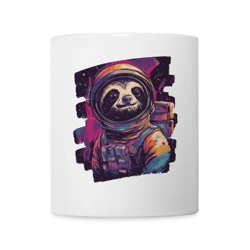 Faultier Astronaut - Tasse - Weiß - Vorne