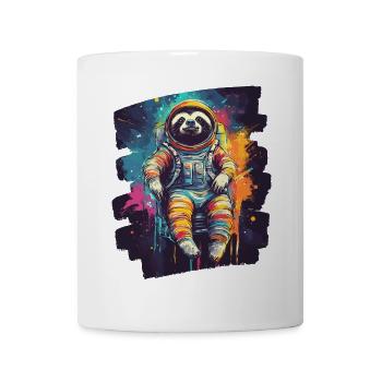 Faultier Astronaut - Tasse - Weiß - Vorne
