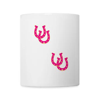 Horseshoe Horse Rider Rider Horses - Mug - white - Front