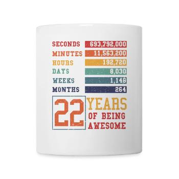 22 years old! Birthday Gift 22nd Birthday - Mug - white - Front
