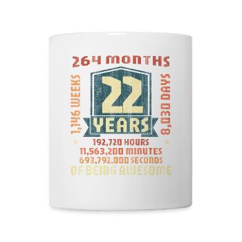 22 years old! Birthday Gift 22nd Birthday - Mug - white - Front
