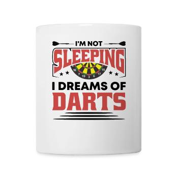 Dart Dartspieler Dartspiel Herren - Tasse - Weiß - Vorne
