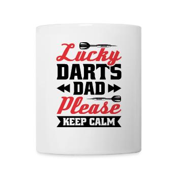 Dart Dartspieler Dartspiel Herren - Tasse - Weiß - Vorne