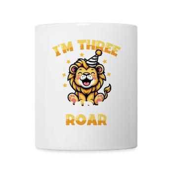 J’ai trois ans, entends-moi rugir doucement - Mug blanc - blanc - Devant