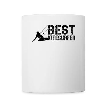 Kitesurf - Meilleur kitesurfeur - Mug blanc - blanc - Devant
