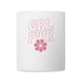 Women Power GRL PWR Girl Patriarchy Feminism - Mug - white - Front