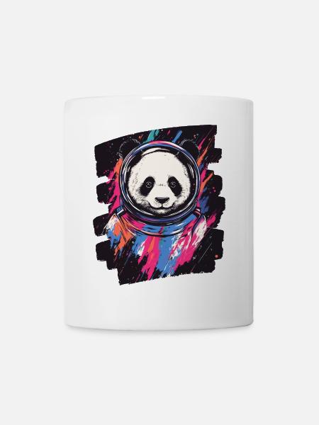 Panda Astronaut - Tasse - Weiß