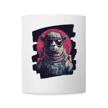 Lama Astronaut - Tasse - Weiß - Vorne