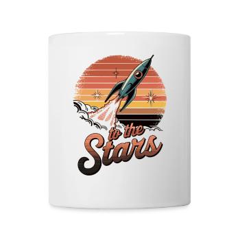 Vol vers les étoiles - Mug blanc - blanc - Devant