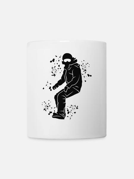 Snowboarder Snowboarding Snowboard - Tasse - Weiß