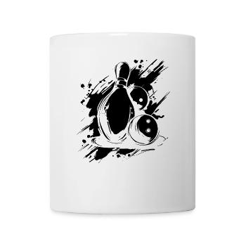 Bowling - Tasse - Weiß - Vorne