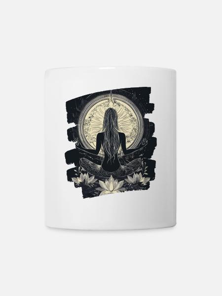 Yoga Namaste Meditation - Tasse - Weiß