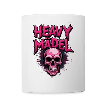 Biker Rocker, Heavy Rock, Punk, Hard Girl Metal - Tasse - Weiß - Vorne