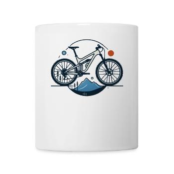 Mountain Bike Adventure Bike Graphic - Mug - white - Front