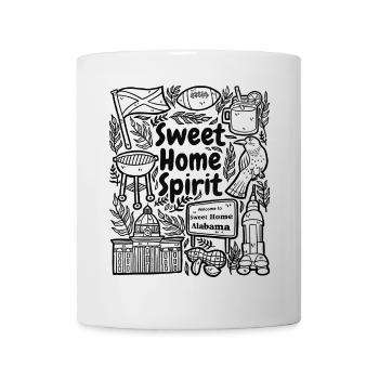 Sweet Home Spirit – Alabama Pride - Mug blanc - blanc - Devant