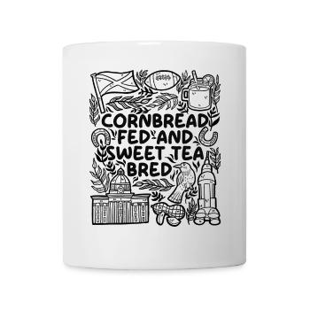 Cornbread Love and Sweet Tea Soul - Mug - white - Front